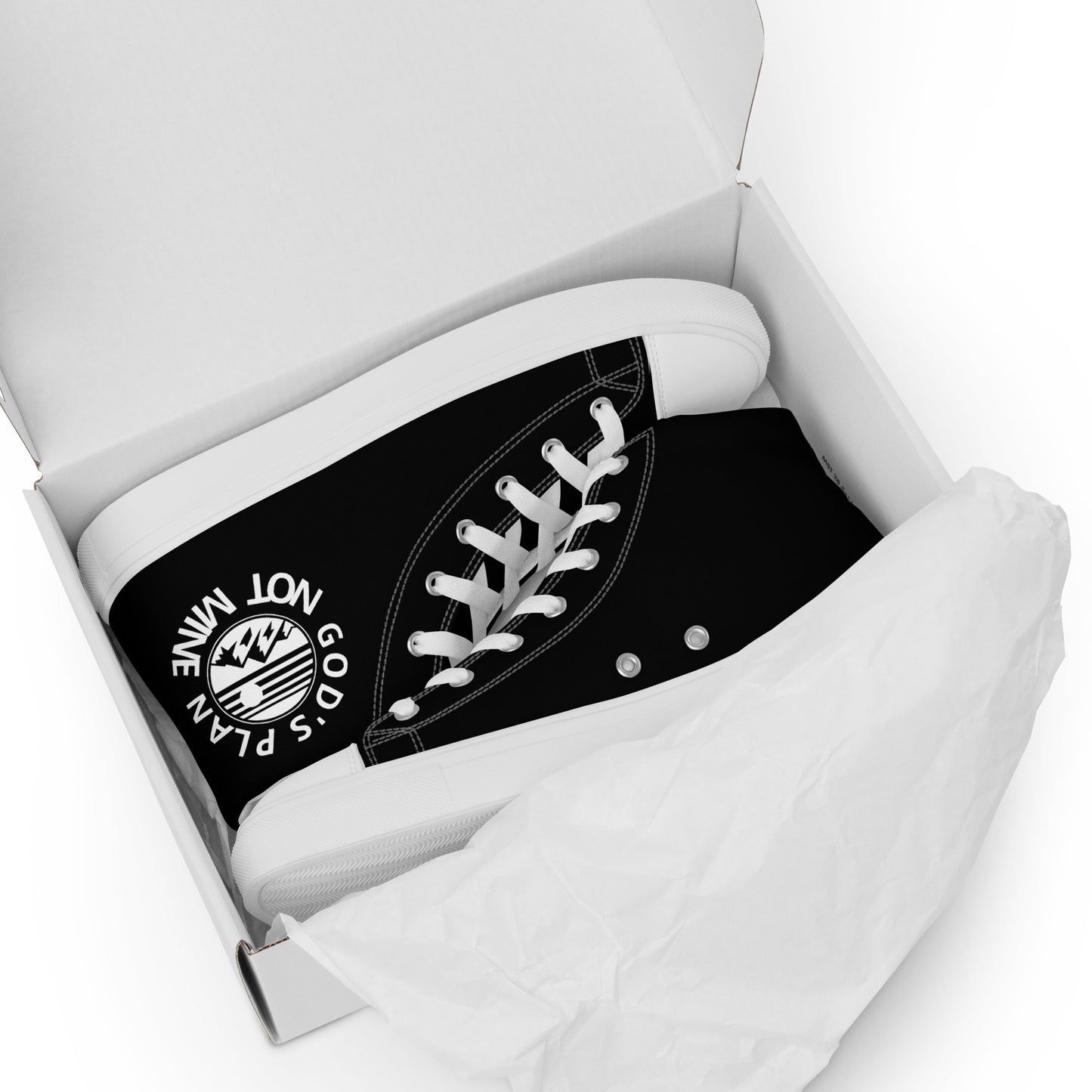 Men’s high top canvas shoes