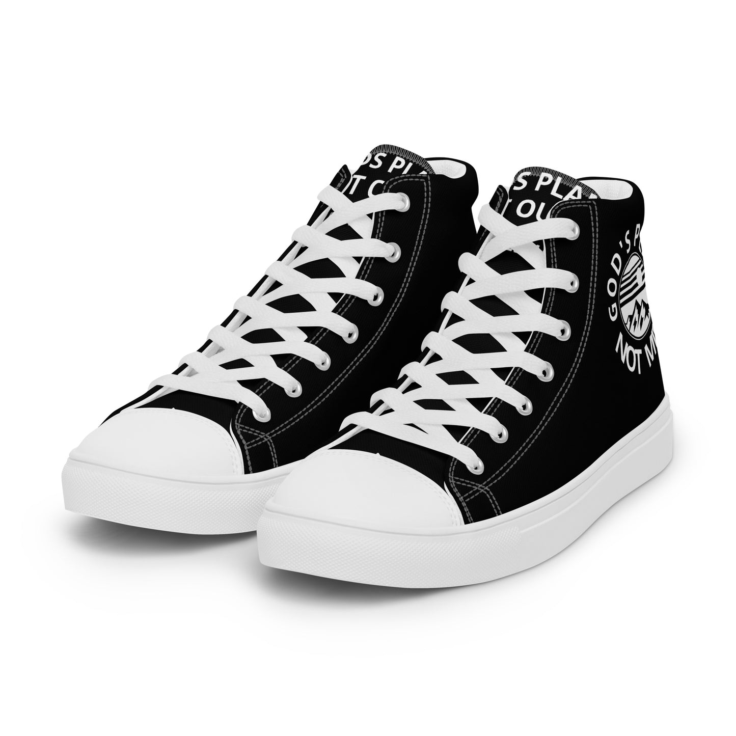 Men’s high top canvas shoes