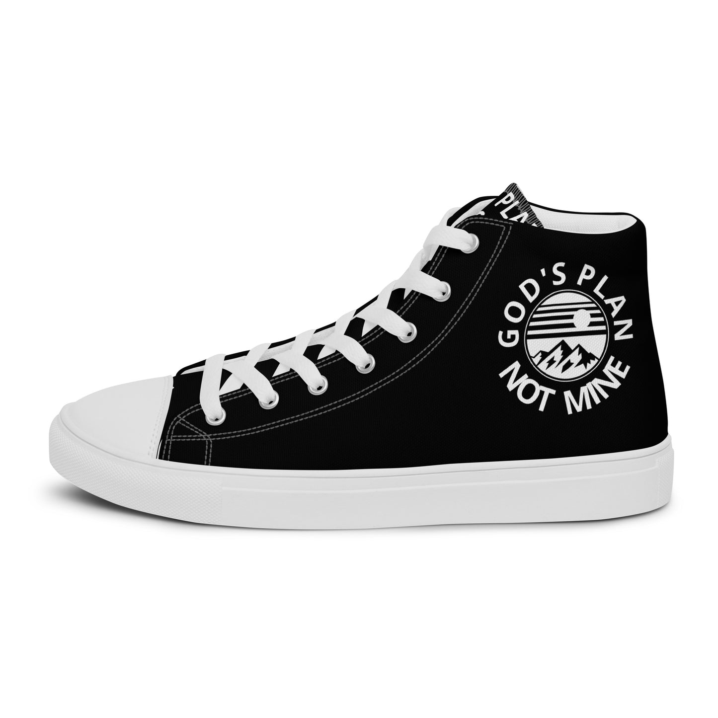 Men’s high top canvas shoes