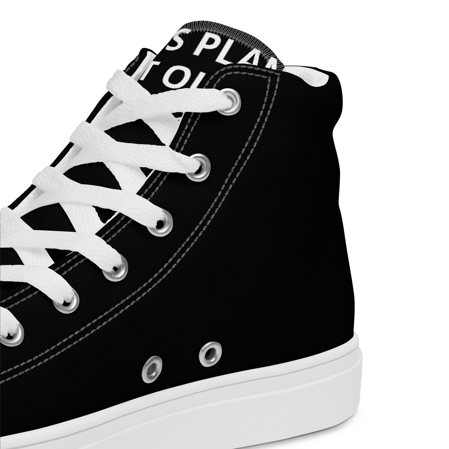 Men’s high top canvas shoes