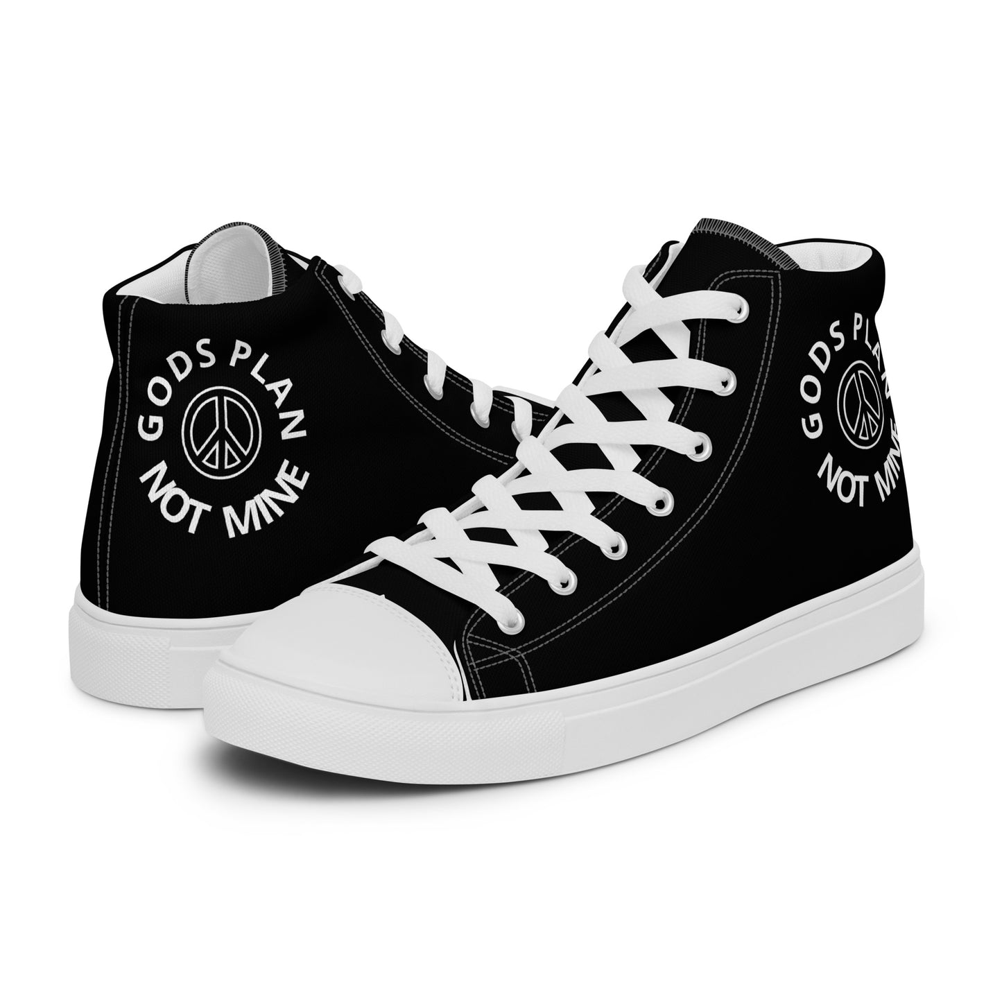 Men’s high top canvas shoes